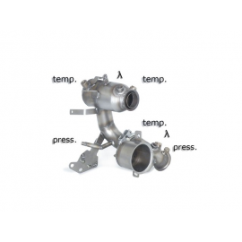 Catalyseur sport Groupe N + tube remplacement FAP Seat Leon III (5F) 2.0TDI FR (110KW) 2013 - Aujourd'hui