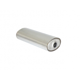 Silencieux universal oval en inox 220x140 mm longueur 520 mm  Ragazzon