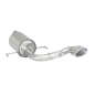 Silencieux arrière en inox sortie ovale OPEL ASTRA H OPC 2.0 16V (177KW) 2006 - 2011