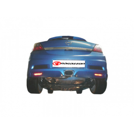Silencieux arrière en inox sortie ovale OPEL ASTRA H OPC 2.0 16V (177KW) 2006 - 2011