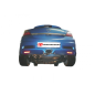 Silencieux arrière en inox sortie ovale OPEL ASTRA H OPC 2.0 16V (177KW) 2006 - 2011