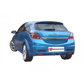 Silencieux arrière en inox sortie ovale OPEL ASTRA H OPC 2.0 16V (177KW) 2006 - 2011