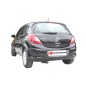 Échappement arrière en inox sortie ovale OPEL CORSA D 1.3CDTI (66KW) 09/2006 - 06/2010