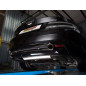 Silencieux arrière duplex Aston martin DB9 6.0 V12 (335KW) 2004 - 2008 inox sortie 60 mm