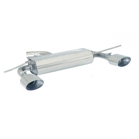 Silencieux arrière duplex arrière en inox VOLKSWAGEN GOLF V 1.9TDI DPF (66KW / 77KW) 12/2004 - 10/2008
