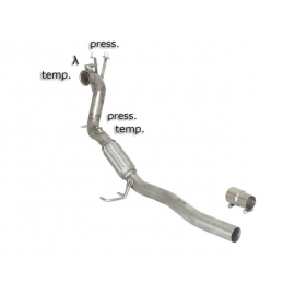 Tube remplacement catalyseur + tube remplacement FAP Volkswagen Scirocco (1K8) 2.0TDI DPF (103KW) 2008 - 2014