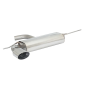 Silencieux d'échappement en inox 1 sortie ovale 135x90mm VOLKSWAGEN GOLF VI 1.4TSI (90/118KW) 11/2008 - 2012