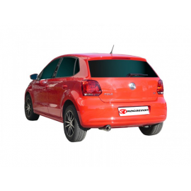 Silencieux arrière Volkswagen Polo 6R 1.4 (63KW) 09/2009 - 2014
