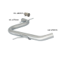 Tube intermédiaire groupe N VOLKSWAGEN GOLF VI 2.0 GTI TSI (155Kw/173Kw) Ø70MM 2009 - 2012