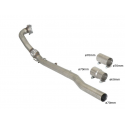 Tube afrique, suppression catalyseur en inox VOLKSWAGEN GOLF VI R 2.0R TSI (199KW) 2010 - 2012