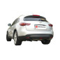 Silencieux arrière Ragazzon inox Infiniti FX37 3.7 V6 (235KW) 10/2008 - 2013