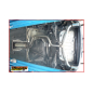 Silencieux central en inox Volkswagen Golf VII 1.4TSI (103KW) 2012 - 2014