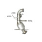 Catalyseur group n + tube remplacement FAP Chevrolet Captiva 2.2D (120/135KW) 2011 - Aujourd'hui