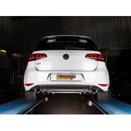 Silencieux arrière duplex Volkswagen Golf VII 2.0TSI GTI (162/169KW) 2013 - Aujourd'hui MAJORÉ Ø76MM sortie Sport Line 102 mm