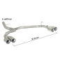 Tubes arrière duplex BMW Serie 1 E81(3portes) 123D (150KW) 2007 - 2013