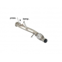 Tube remplacement catalyseur + tube remplacement FAP BMW Serie 1 E87(5portes) 116D (85KW) 2009 - 2013