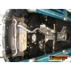Silencieux intermédiaire + Tubes arrières duplex en inox BMW Série 1 F20 118D - XD (105KW - N47) 2011 - 2015 Inox 1 sortie ronde