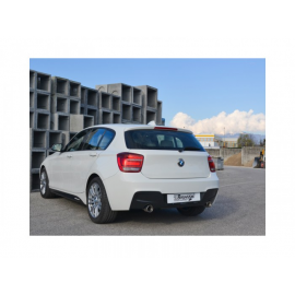 Échappement arrière duplex BMW Série 1 F20 118I (125KW - N13) 2011 - 2015 En inox sortie ronde 90 mm