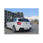 Échappement arrière duplex BMW Série 1 F20 118I (125KW - N13) 2011 - 2015 En inox sortie ronde 90 mm