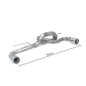 Silencieux arrière Groupe N en inox BMW Série 1 F21 118D - XD (105KW - N47) 2012 - 2015