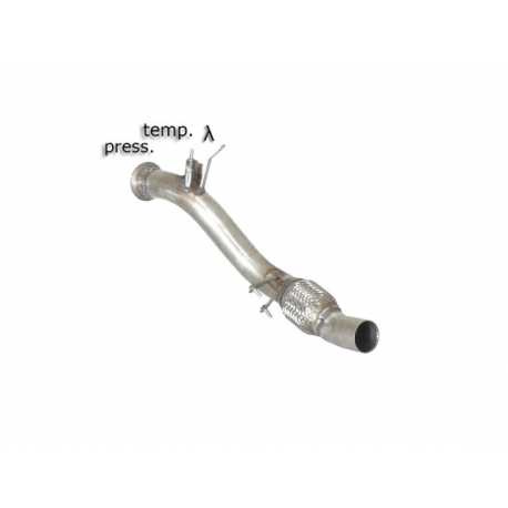 Tube remplacement catalyseur + tube remplacement FAP en inox BMW E90(BERLINA) 320D - 320XD (130KW) 2007 - 2010