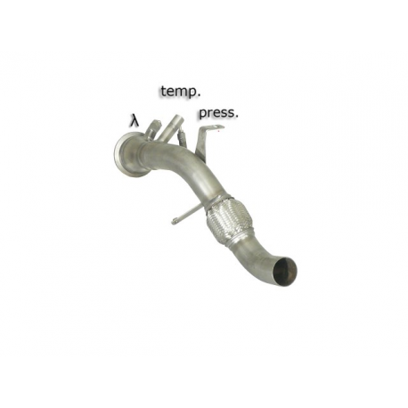 Tube remplacement catalyseur + tube remplacement FAP en inox BMW Série 3 E90(BERLINA) 330D-XD (170KW) 09/2005 - 2009 