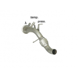 Tube remplacement catalyseur + tube remplacement FAP en inox BMW Série 3 E91(TOURING) 325D (145KW) 09/2005 - 2010 