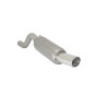 Pot d'échappement arrière en inox 1 sortie ronde 90mm Peugeot 206 1.1 (40/44KW) - 1.4 (55KW) 2000 - 2009 Pot d'échappement arrière en inox 1 sortie ronde 90mm Peugeot 206 1.1 (40/44KW) - 1.4 (55KW) 2000 - 2009