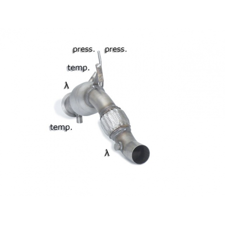 Catalyseur groupe N + tube remplacement FAP en inox BMW Série 3 F31(TOURING) 330D - 330D XDRIVE (190KW) 2012 - Aujourd'hui