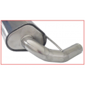 Silencioso trasero en acero inox BMW Série 3 F35(LONG BASE) 328LI (180KW) 2012 - 2015