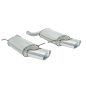 Silencieux arrière duplex en inox BMW X5 E53 3.0D (135 KW) + RESTYLING 2001 - 02/2007