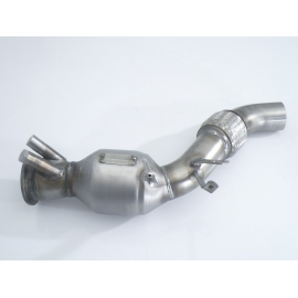 Catalyseur groupe n + tube remplacement FAP  en inox BMW X5 E70 30DX (180KW) 2010 - 2013