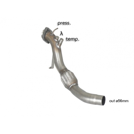 Tube afrique,remplacement catalyseur BMW X3 E83 xDrive 20d (110kW) 09/2004 - 2008