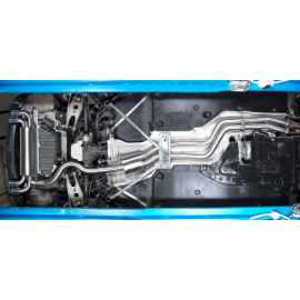 Échappement arrière duplex en inox BMW M1 E82 COUPÉ (250KW) 2011 - 2012 sorties rondes Race Line 80 mm