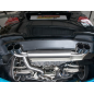 Échappement arrière duplex BMW M1 E82 COUPÉ (250KW) 2011 - 2012 sorties rondes Race Line 80 mm