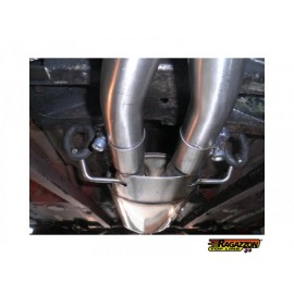 Mittelschalldämpfer in Edelstahl Alfa Romeo 75 KAT. 1.6IE - 1.8IE 1987 - 1993
