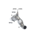 Catalyseur groupe n + tube remplacement filtre à particules BMW Série 5 F10(SEDAN) 530D - 530DX (190KW) 2011 - 2016