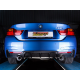 Silencieux arrière duplex en inox BMW Série 4 F33(CABRIO) 428IX (N20 180KW) 2014 - 2016 
