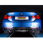Echappement arrière duplex en inox BMW Série 4 F33(CABRIO) 428I / IX (N26 180KW) 2014 - 2016