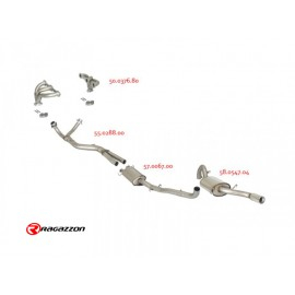 Kat-Ersatzrohr Gruppe N in Edelstahl Alfa Romeo 75 KAT. 2.5 V6 Q.ORO/MILANO - 3.0I V6 1988 - 1993