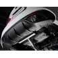 Posteriore inox sdoppiato con terminali rotondi Alfa Romeo Giulia(952) 2.0 Turbo Q4 Veloce (206kW) 2016 - Oggi
