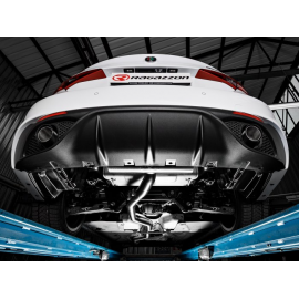 Posteriore inox sdoppiato con terminali rotondi Alfa Romeo Giulia(952) 2.0 Turbo Q4 Veloce (206kW) 2016 - Oggi