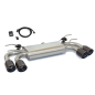 Posteriore inox sdoppiato con terminali rotondi Abarth 124 Spider 1.4T Multiair (125kW) 2016 - Oggi