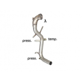 Tube remplacement catalyseur  + tube remplacement FAP en inox Fiat Grande Punto 1.3 MULTIJET 16V (55 / 70KW) DPF 2010 - 2012