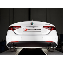 Silencieux d'échappement arrière duplex Alfa Romeo Giulia(952) 2.0 Turbo Q4 Veloce (206kW) 2016 - Aujourd'hui