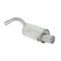 Posteriore inox Alfa Romeo 147 1.6 16V (77/88KW) - 2.0 16V (110KW) - 2.0 SELESPEED 2000-10/2004