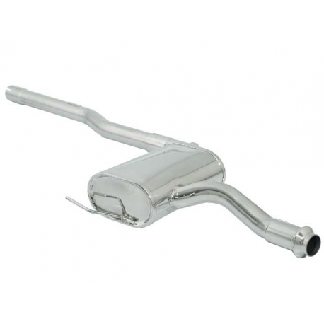 Silencieux intermédiaire en inox Fiat Bravo 1.6 (66KW) - 1.6 16V (76KW) 1995 - 2002