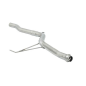 Tube intermédiaire groupe n sans silencieux en inox Fiat Bravo 1.9 TD (55/74KW) 11/1996 - 2002