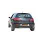 Posteriore inox sdoppiato con terminali Alfa Romeo 147 1.6 16V (77/88KW) - 2.0 16V (110KW) - 2.0 SELESPEED 11/2004 - 10/2006