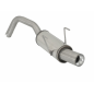 Pot d'échappement arrière groupe n en inox Fiat Panda II 1.4 16V 100Cv 10/2006 - 2012
